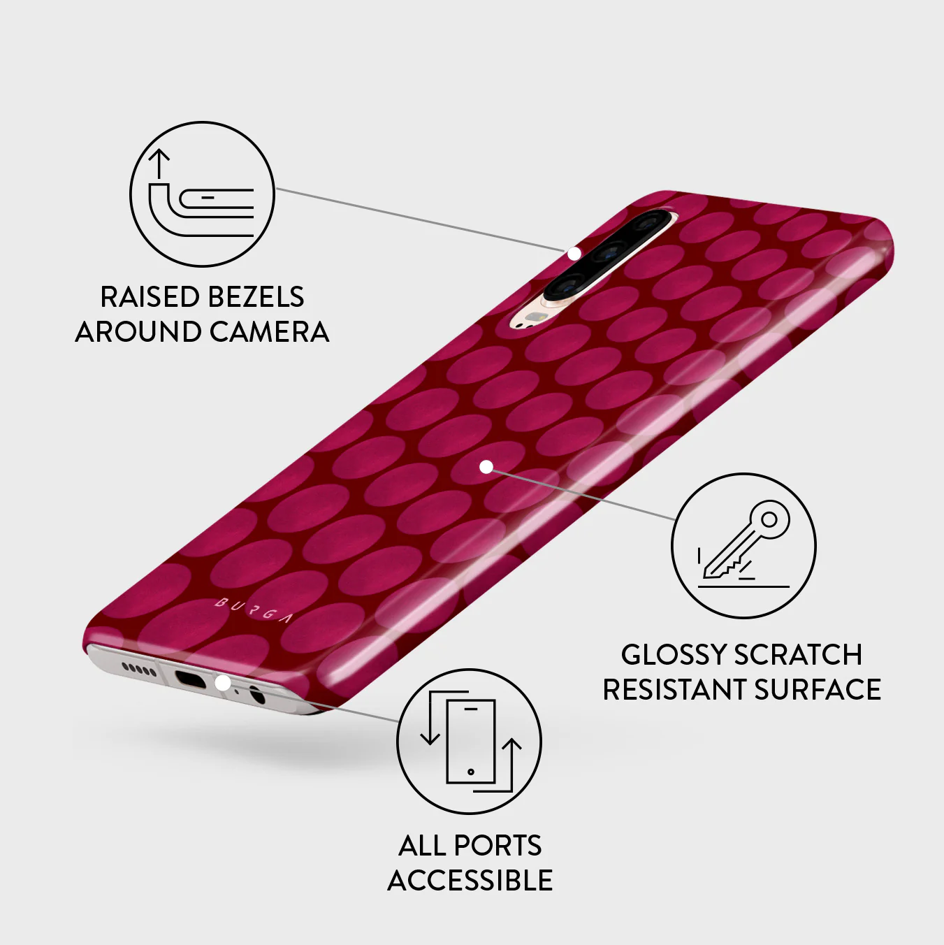 Reset Button - Huawei P30 Case - Image 3