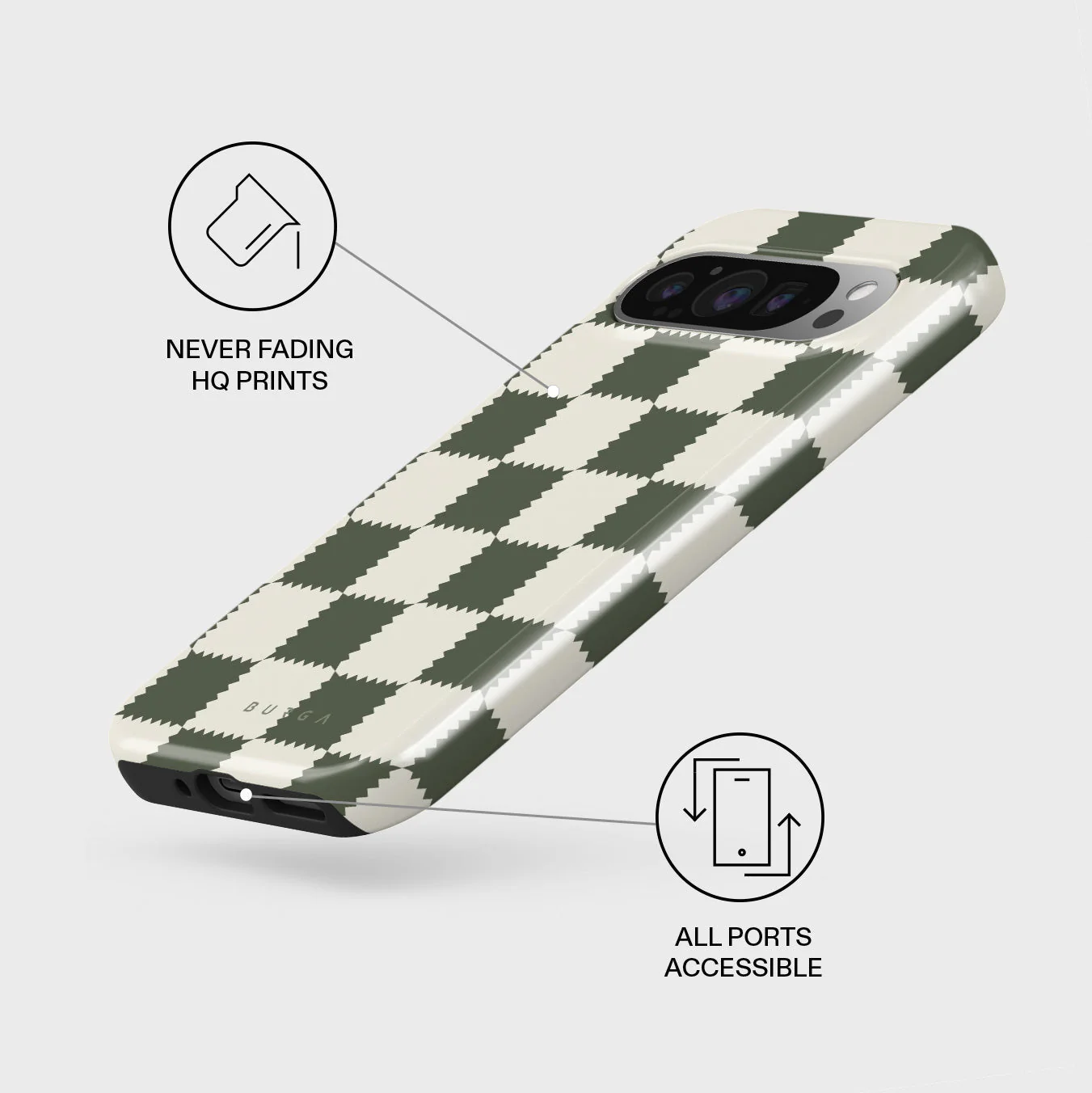 Retro Grid - Google Pixel 9 Pro XL Case - Image 3