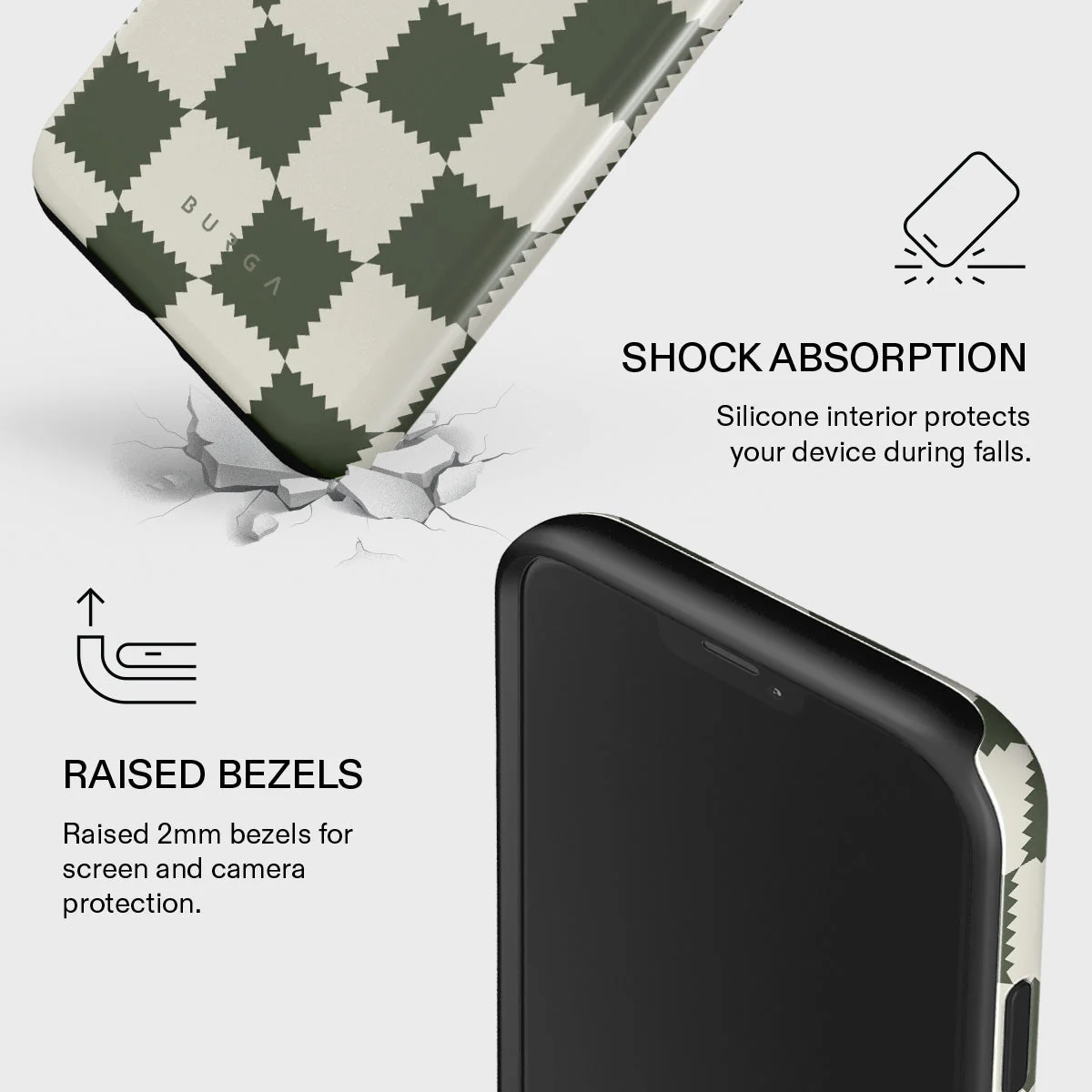 Retro Grid - iPhone 12 Pro Case - Image 4