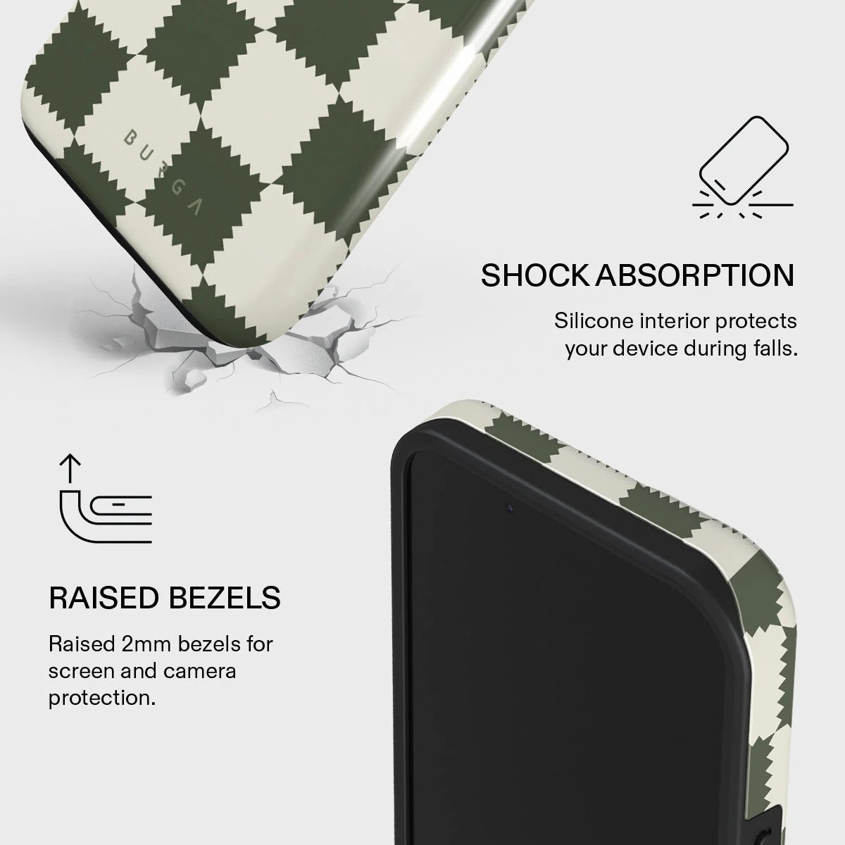 Retro Grid - iPhone 15 Case - Image 4