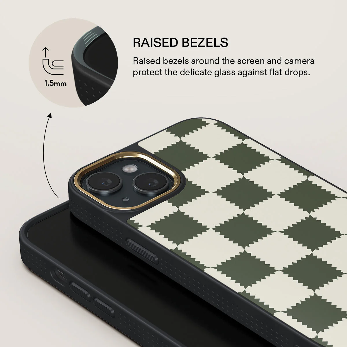 Retro Grid - iPhone 15 Case - Image 8