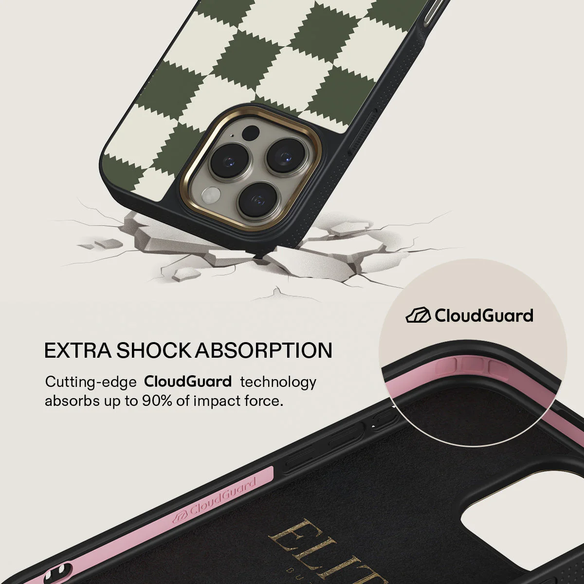 Retro Grid - iPhone 16 Pro Case - Image 8