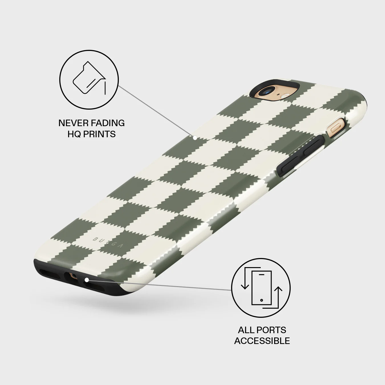 Retro Grid - iPhone 7 / iPhone 8 Case - Image 7