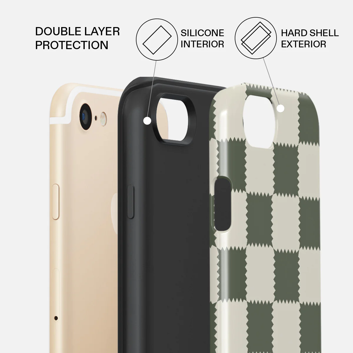 Retro Grid - iPhone SE (2022) Case - Image 6