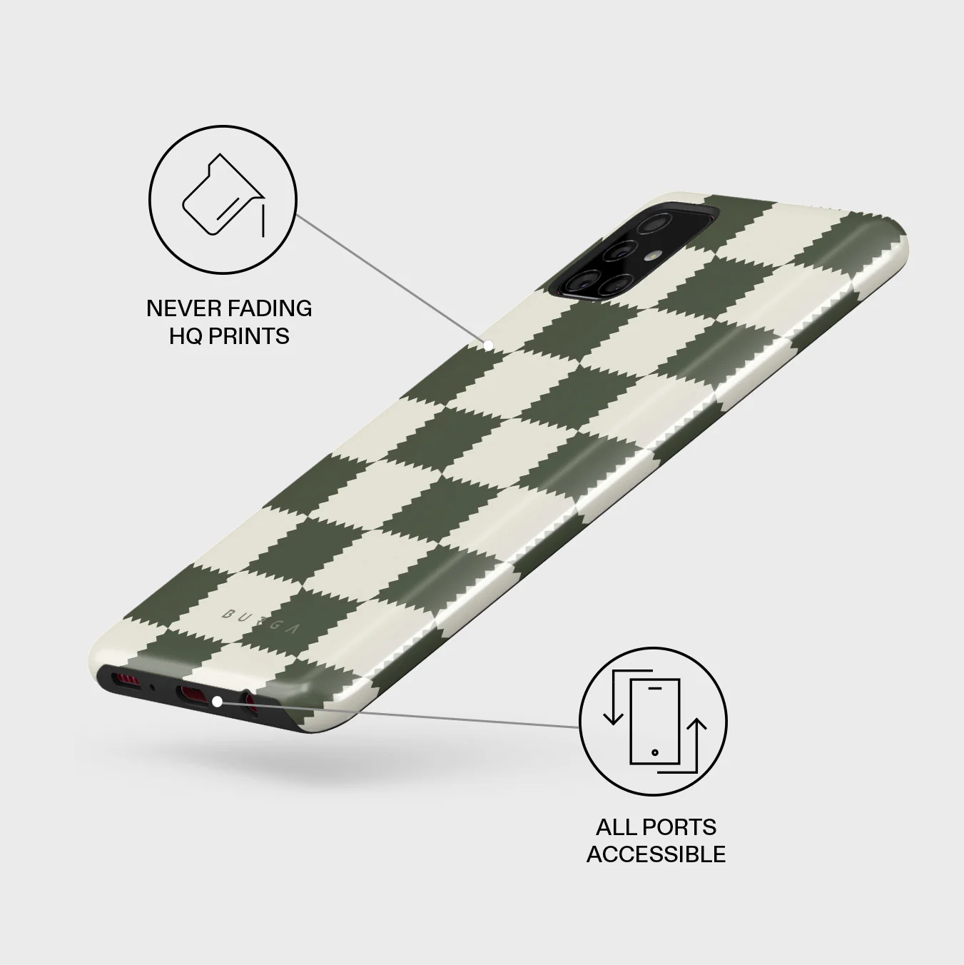 Retro Grid - Samsung Galaxy A51 4G Case - Image 3