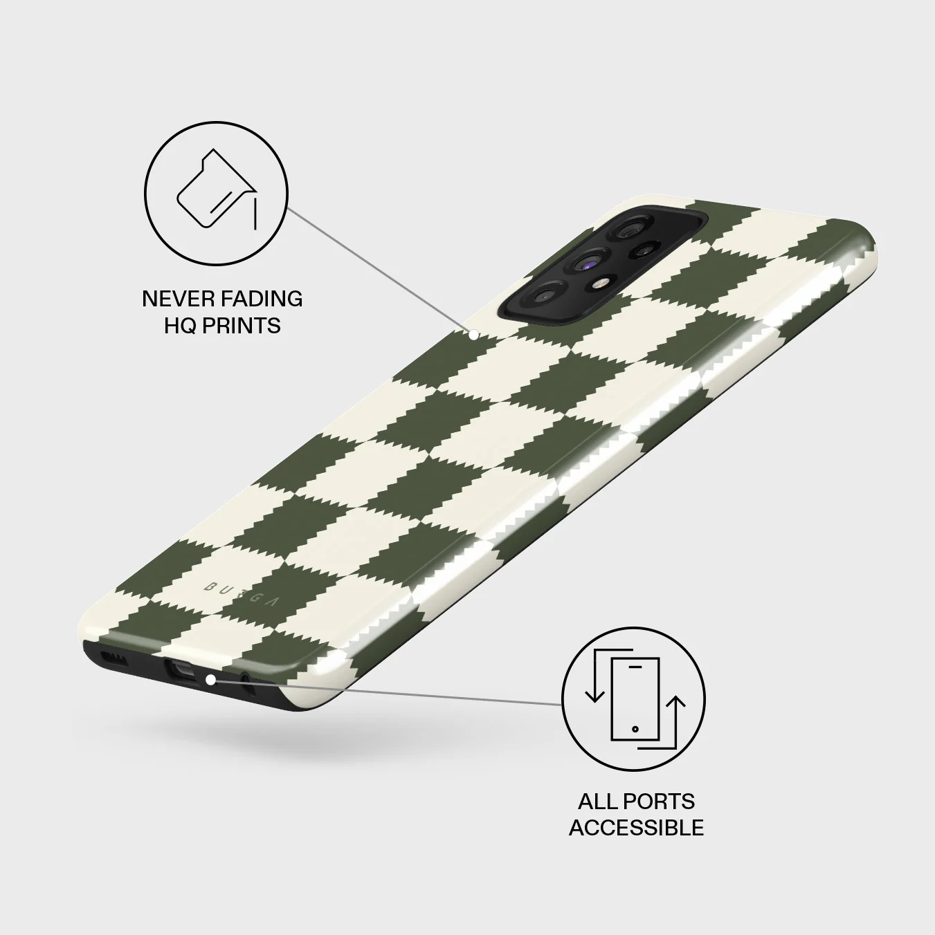 Retro Grid - Samsung Galaxy A52 / A52S 4G / 5G Case - Image 3