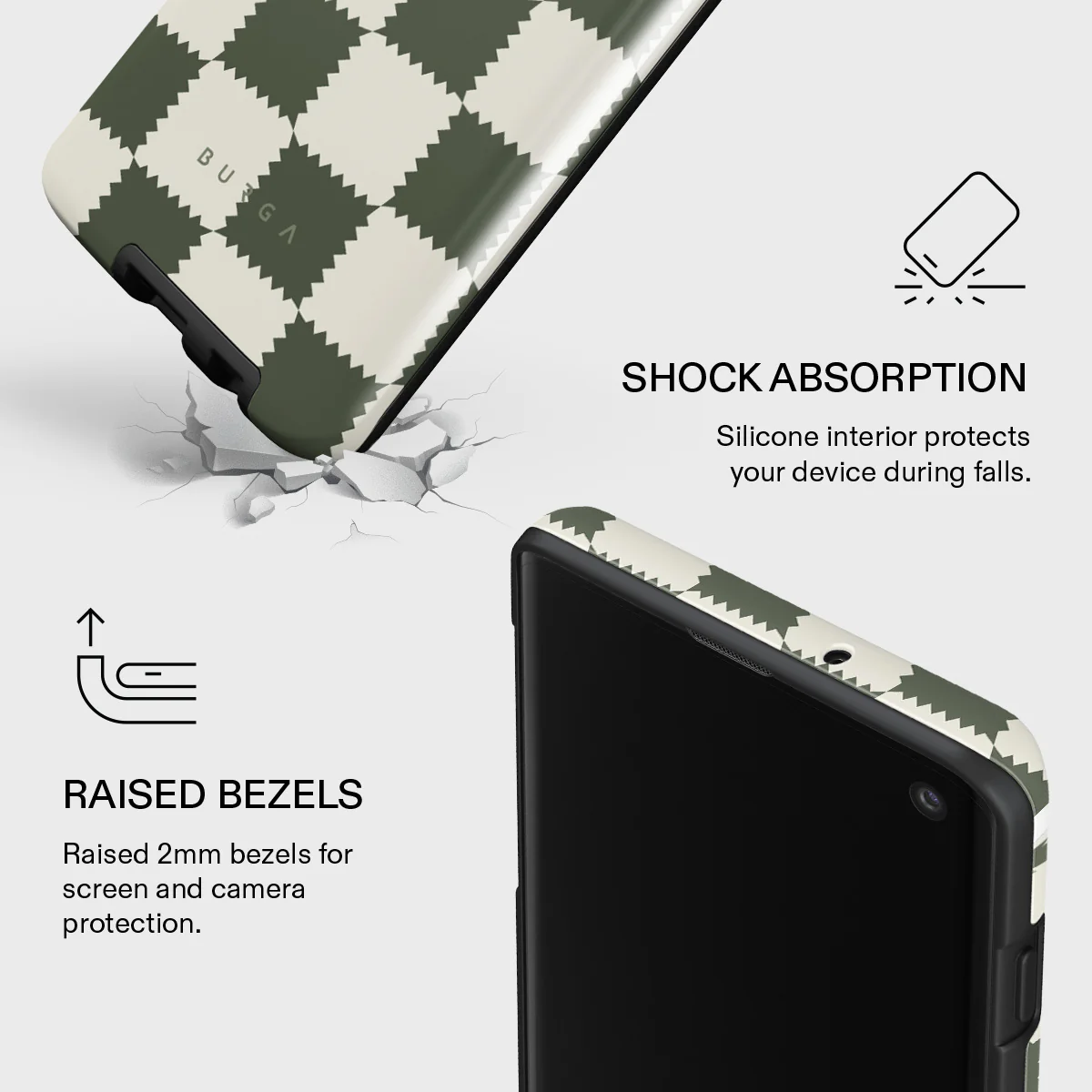 Retro Grid - Samsung Galaxy S10 Plus Case - Image 8