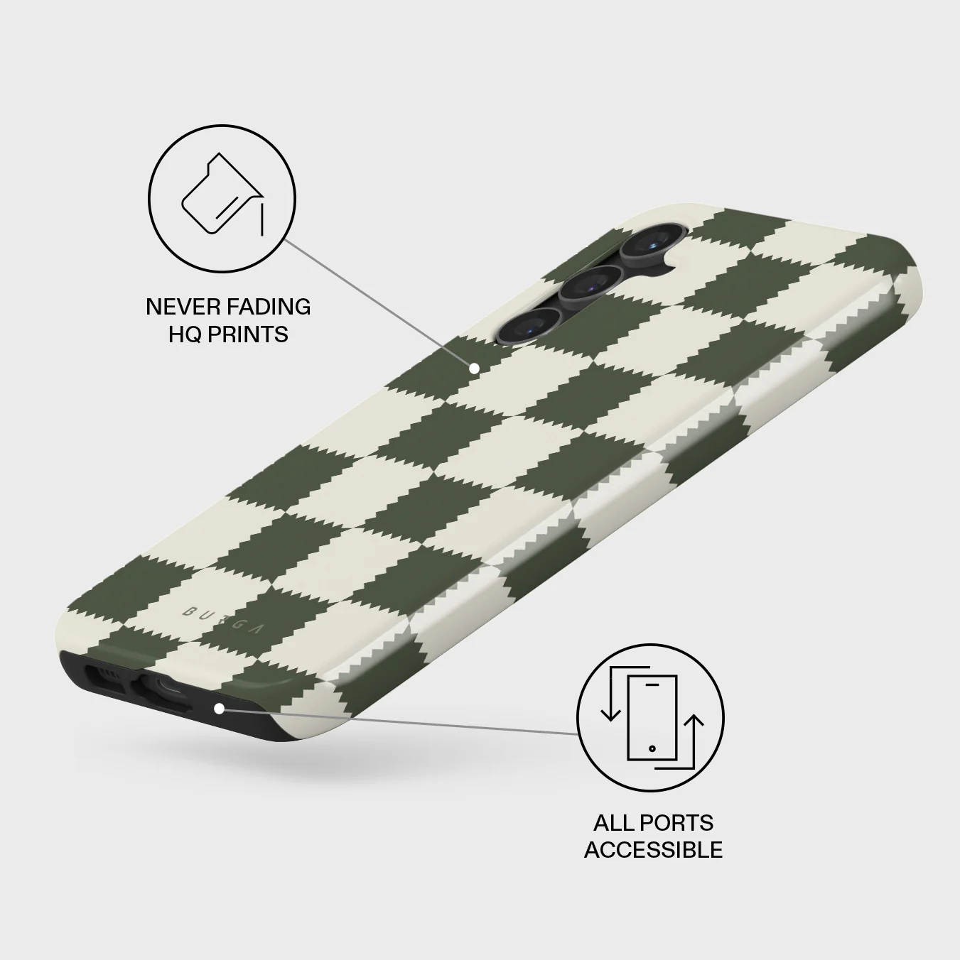 Retro Grid - Samsung Galaxy S23 FE Case - Image 3