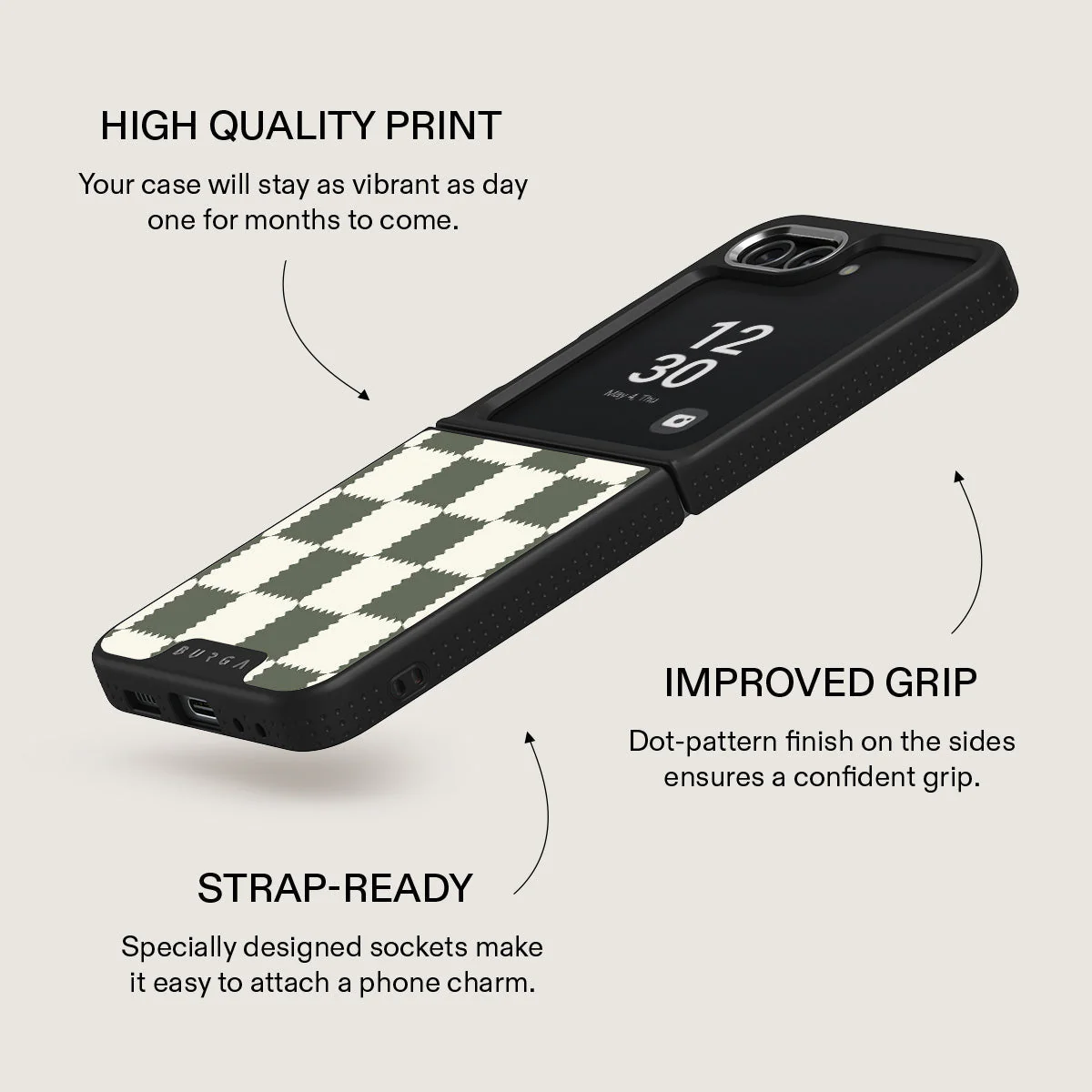Retro Grid - Samsung Galaxy Z Flip 5 Case - Image 19