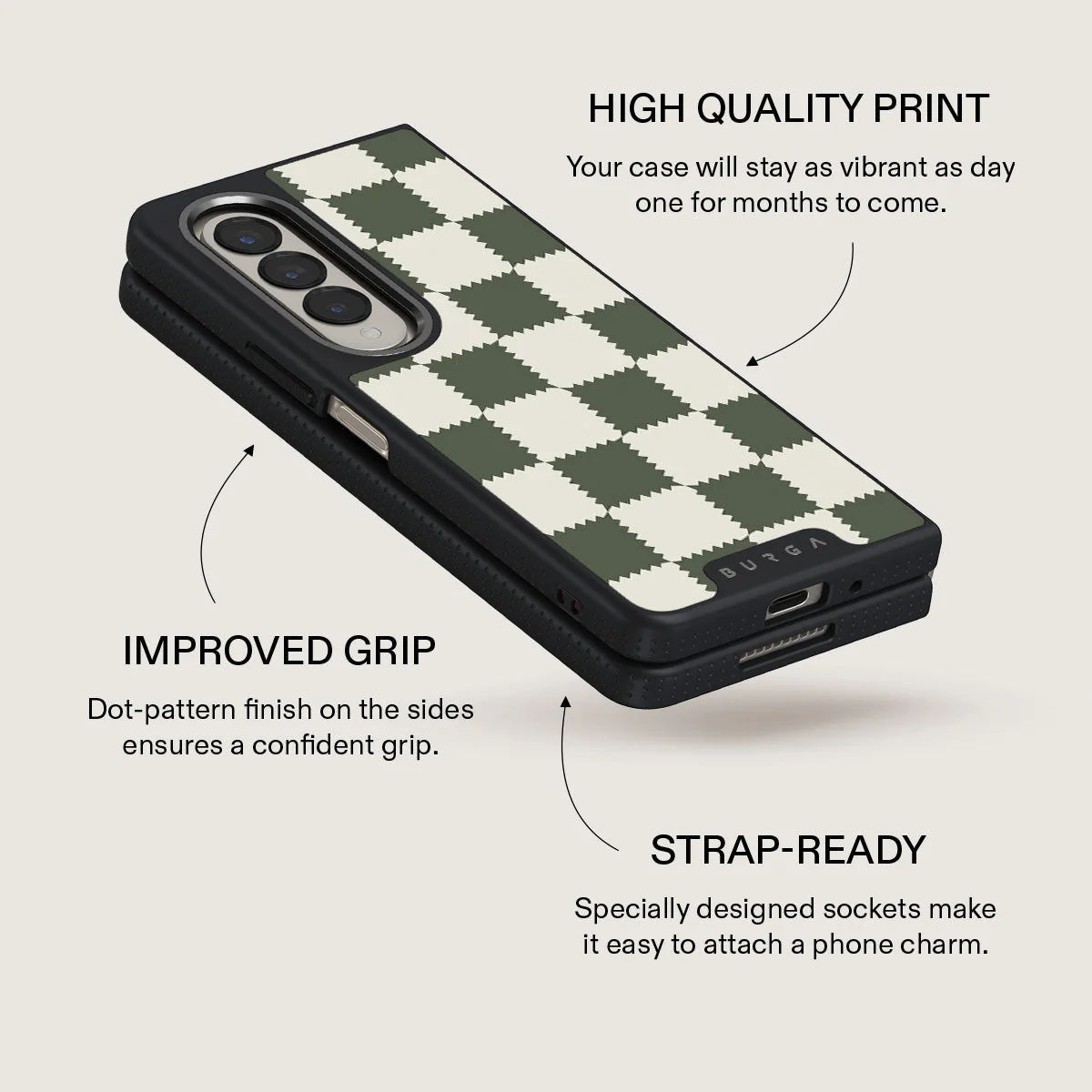Retro Grid - Samsung Galaxy Z Fold 4 Case - Image 17