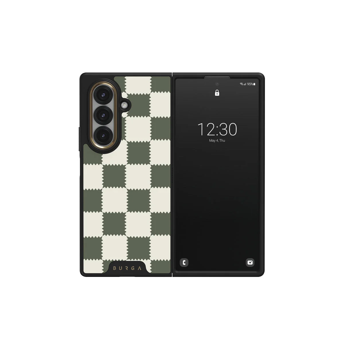 Retro Grid - Samsung Galaxy Z Fold 7 Case
