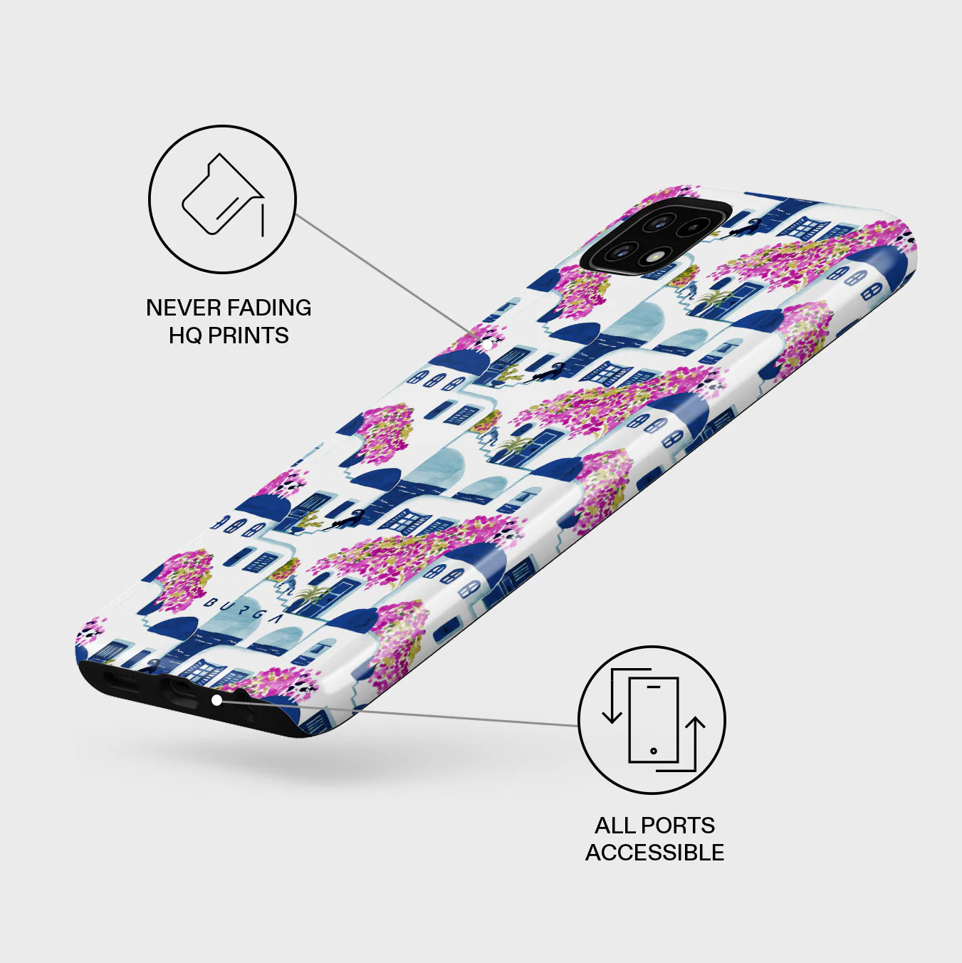 Santorini - Samsung Galaxy A22 5G Case - Image 3