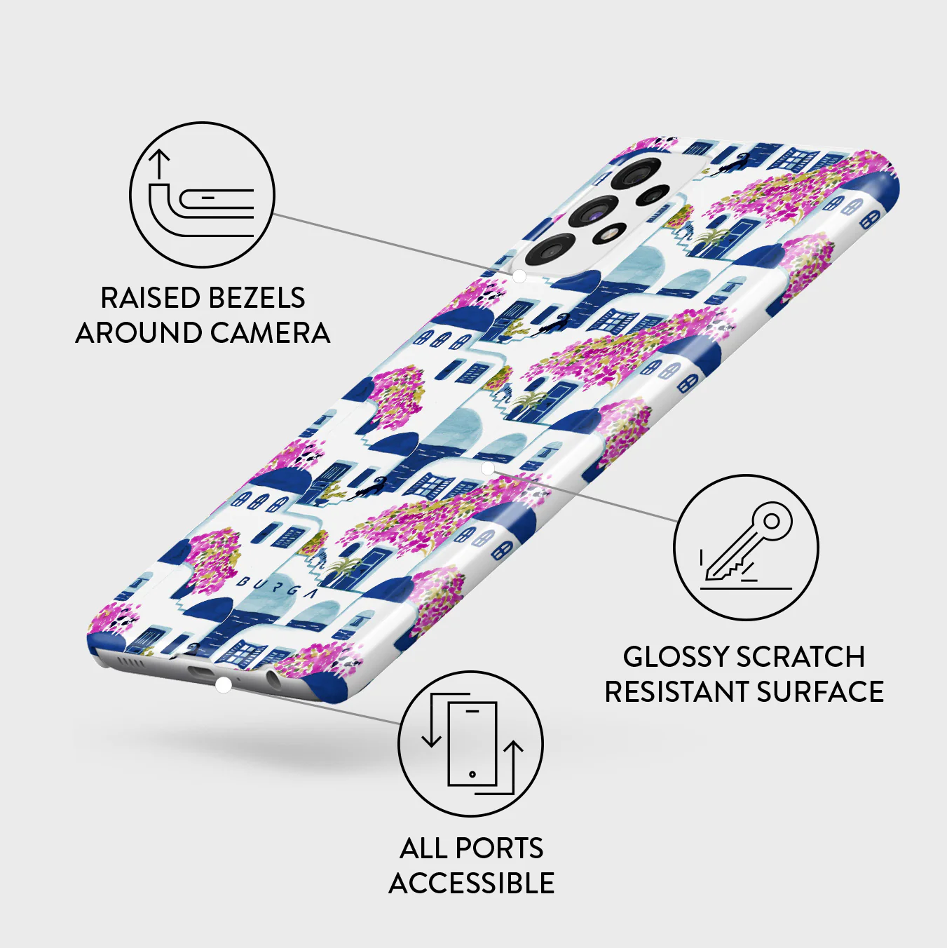 Santorini - Samsung Galaxy A72 4G / 5G Case - Image 3