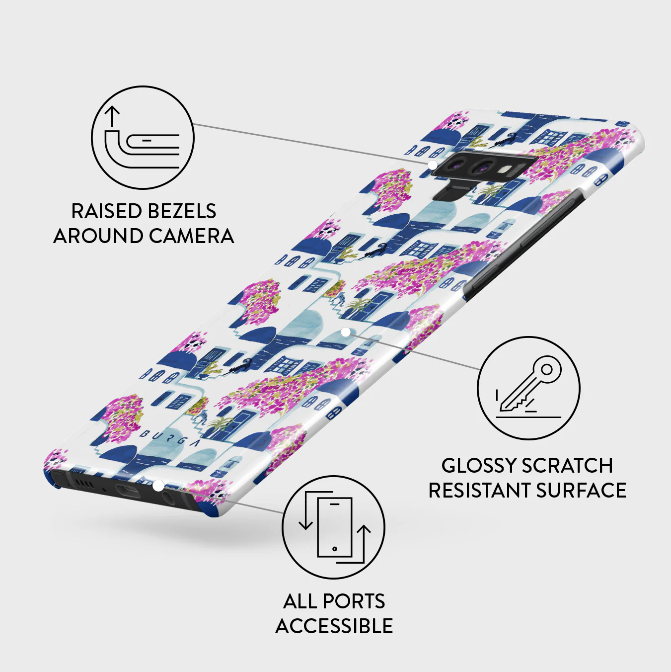 Santorini - Samsung Galaxy Note 9 Case - Image 3