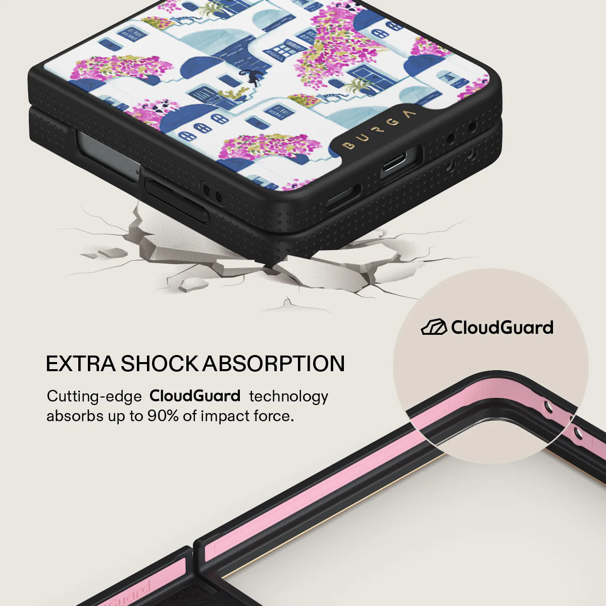 Santorini - Samsung Galaxy Z Flip 7 Case - Image 7