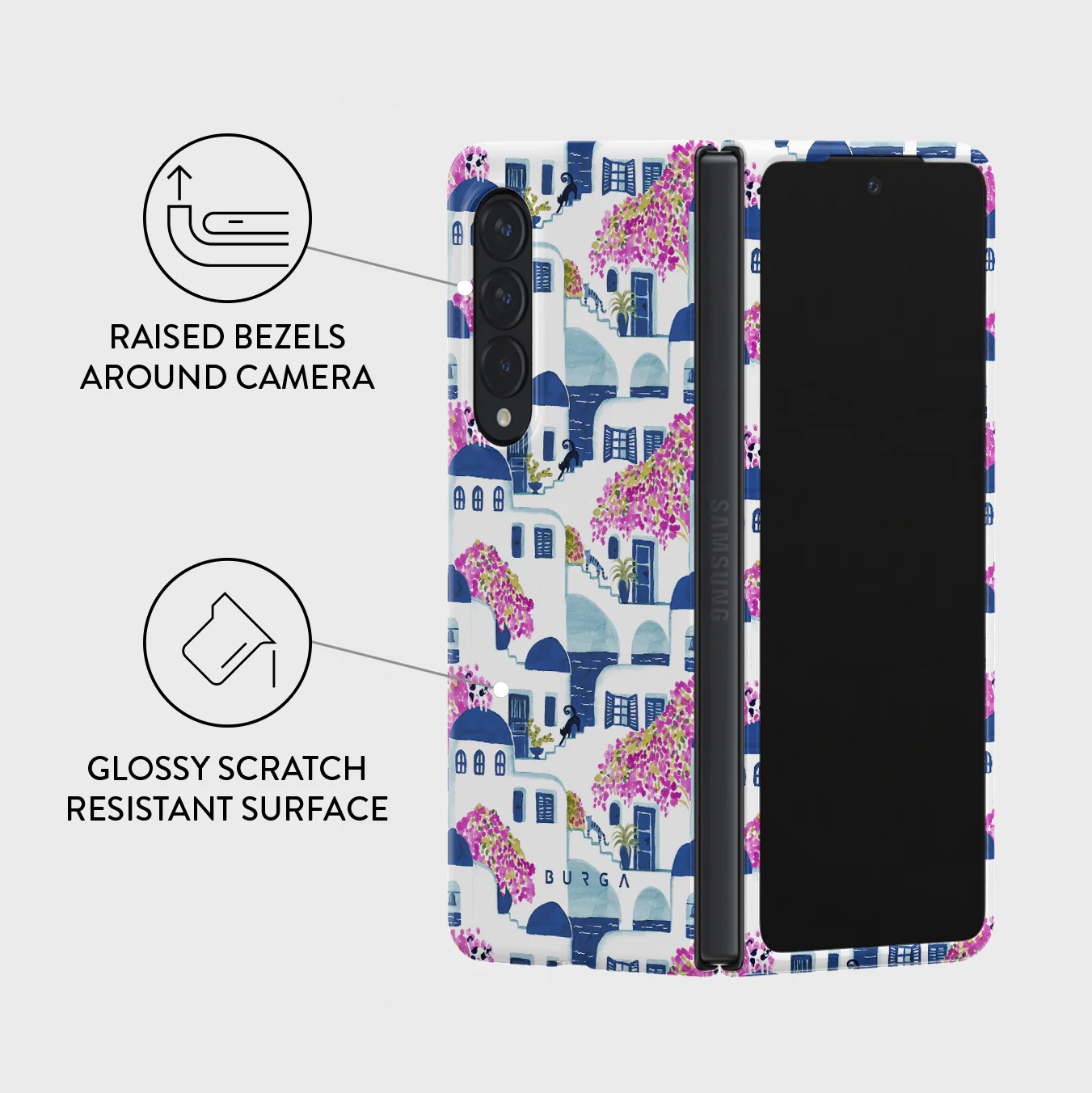 Santorini - Samsung Galaxy Z Fold 4 Case - Image 3