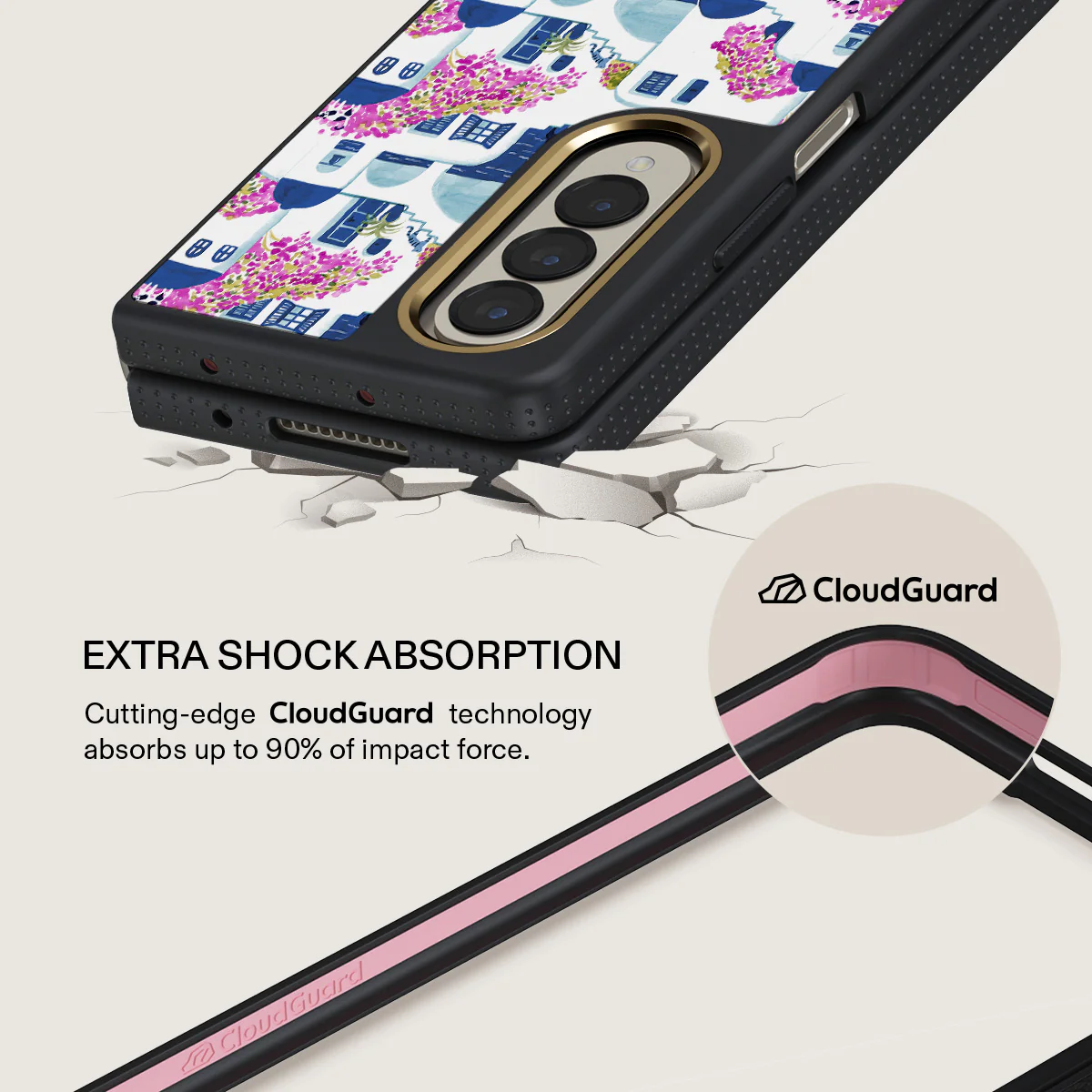 Santorini - Samsung Galaxy Z Fold 4 Case - Image 8