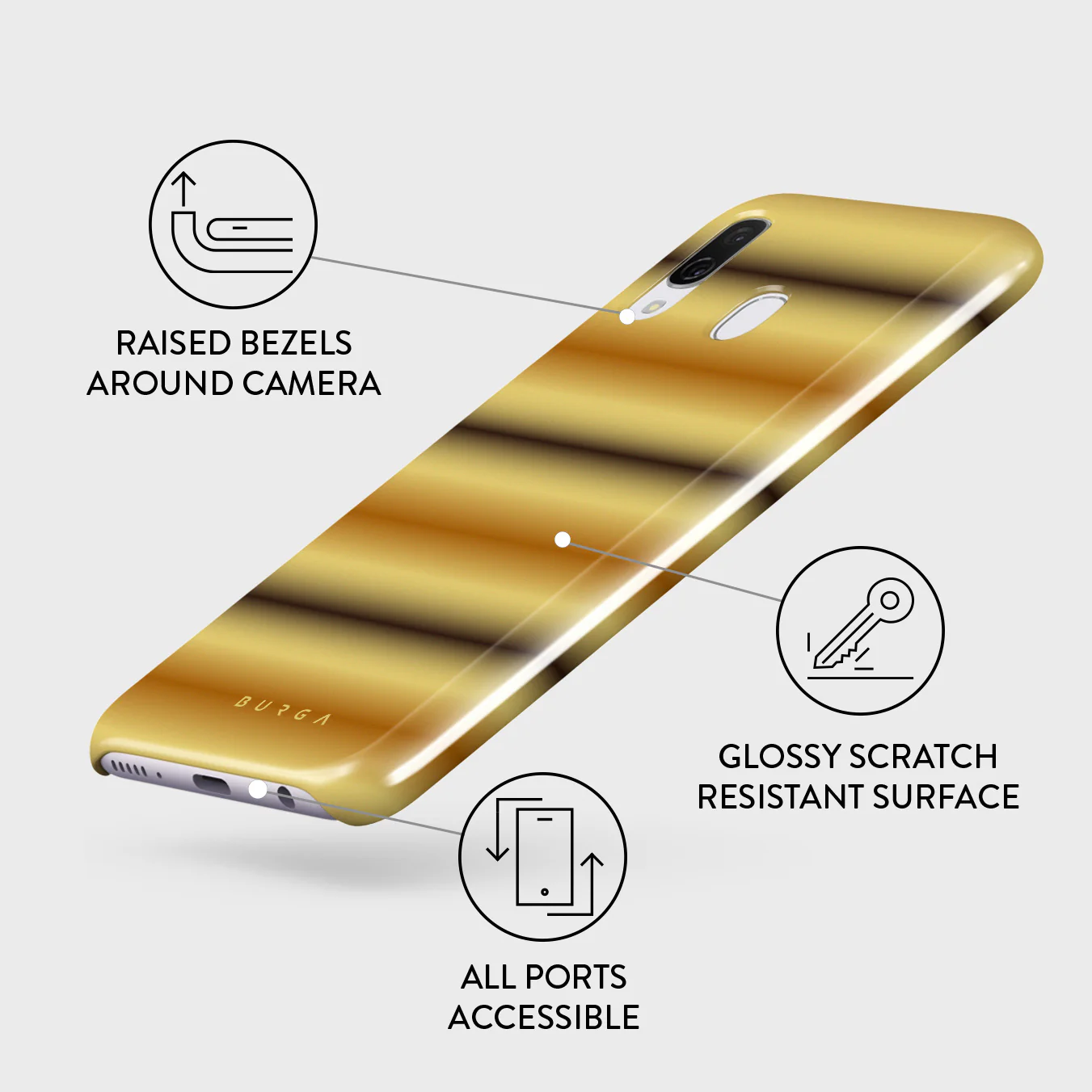 Saturn - Samsung Galaxy A40 Case - Image 3