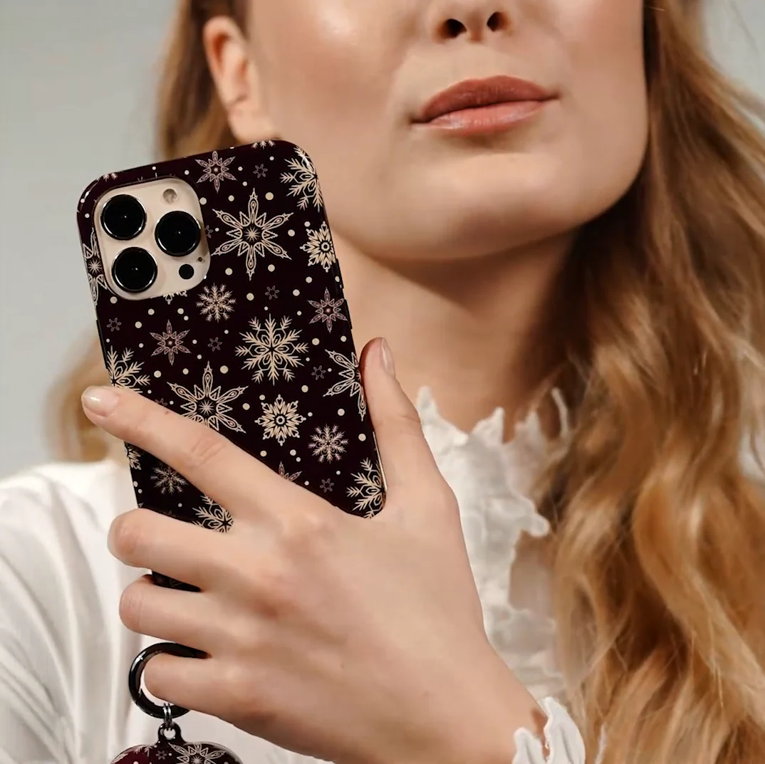 Sleeping Beauty - Snowflakes Samsung Galaxy A57 5G Case - Image 5