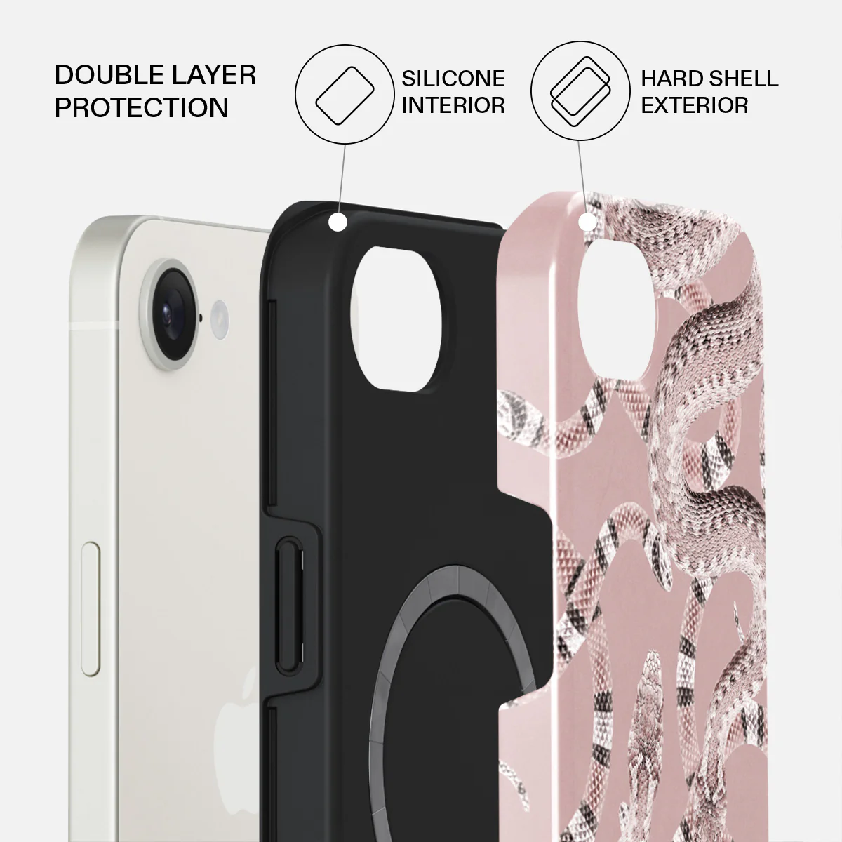 Poolside Glam - Snakes iPhone 17e Case - Image 2