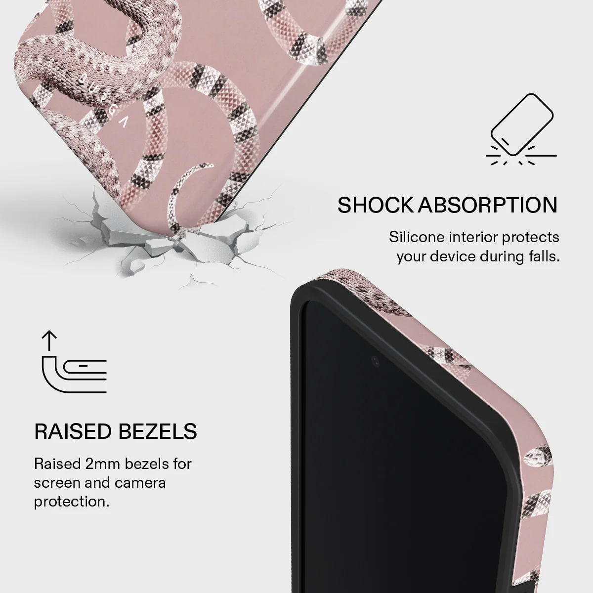Poolside Glam - Snakes iPhone 17e Case - Image 4