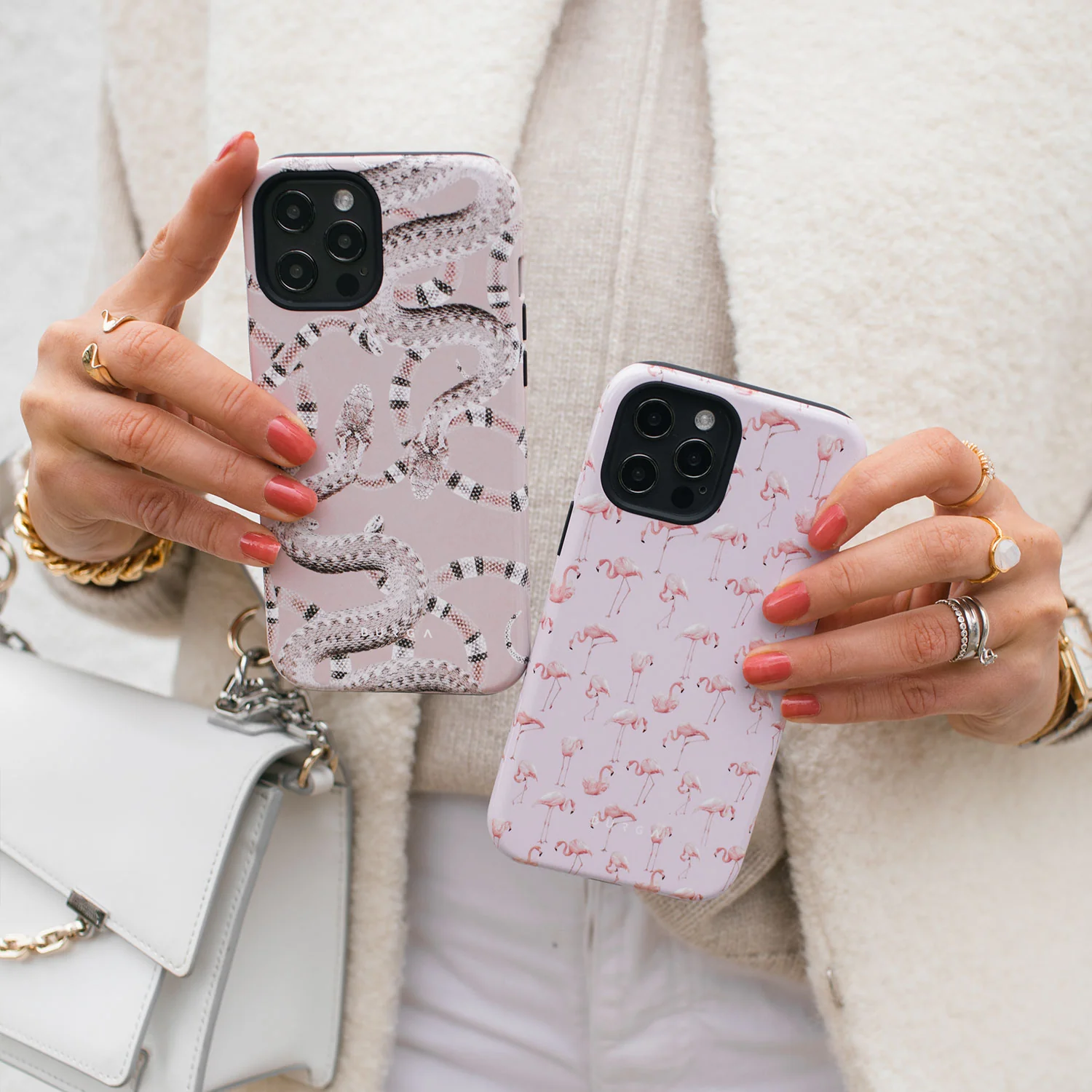 Poolside Glam - Snakes Samsung Galaxy S25 FE Case - Image 11