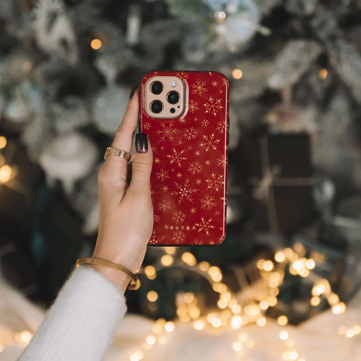 Dear Santa - Snowflake Samsung Galaxy A57 5G Case - Image 7