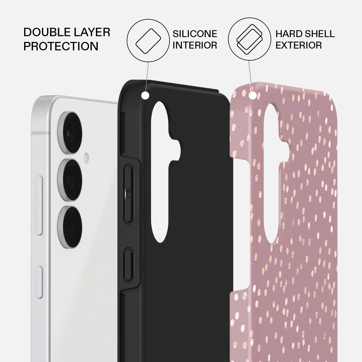 Hot Cocoa - Spotted Samsung Galaxy S25 FE Case - Image 2