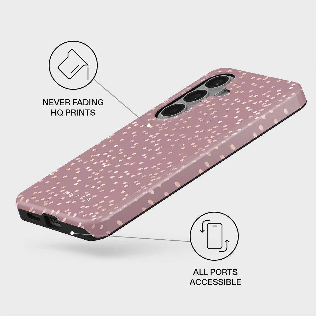 Hot Cocoa - Spotted Samsung Galaxy S26 Plus Case - Image 3