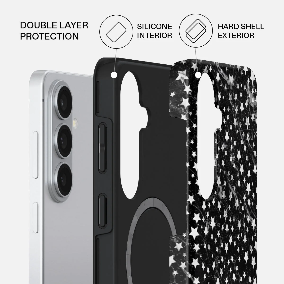 Starry Night - Stars Samsung Galaxy S26 Case - Image 2