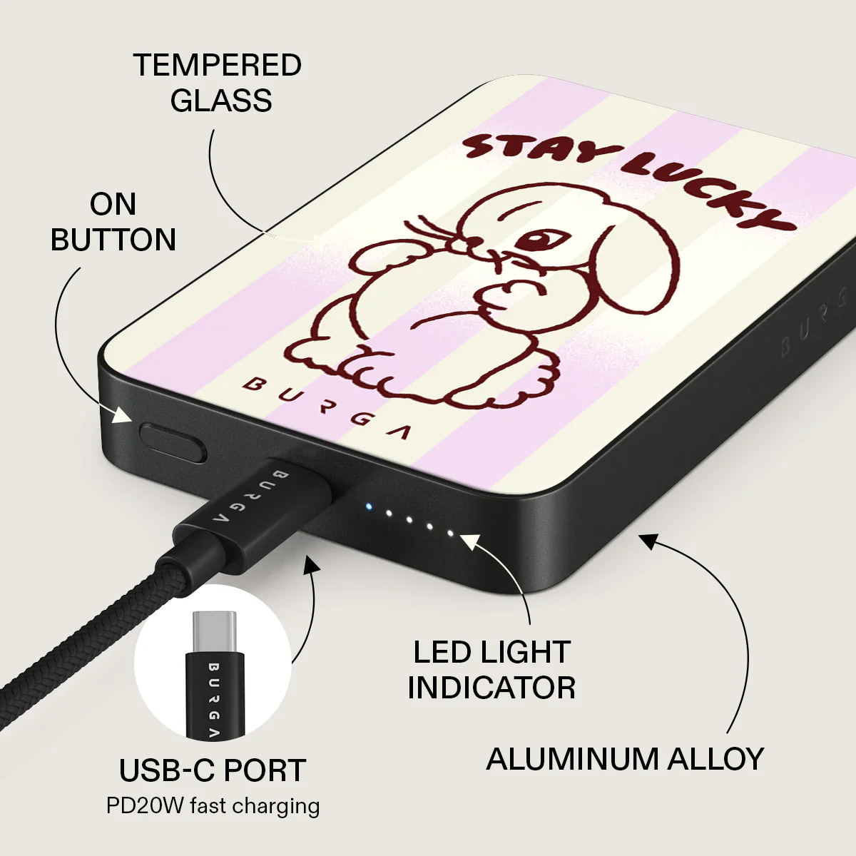 Stay Lucky - Magnetic Power Bank - Image 20