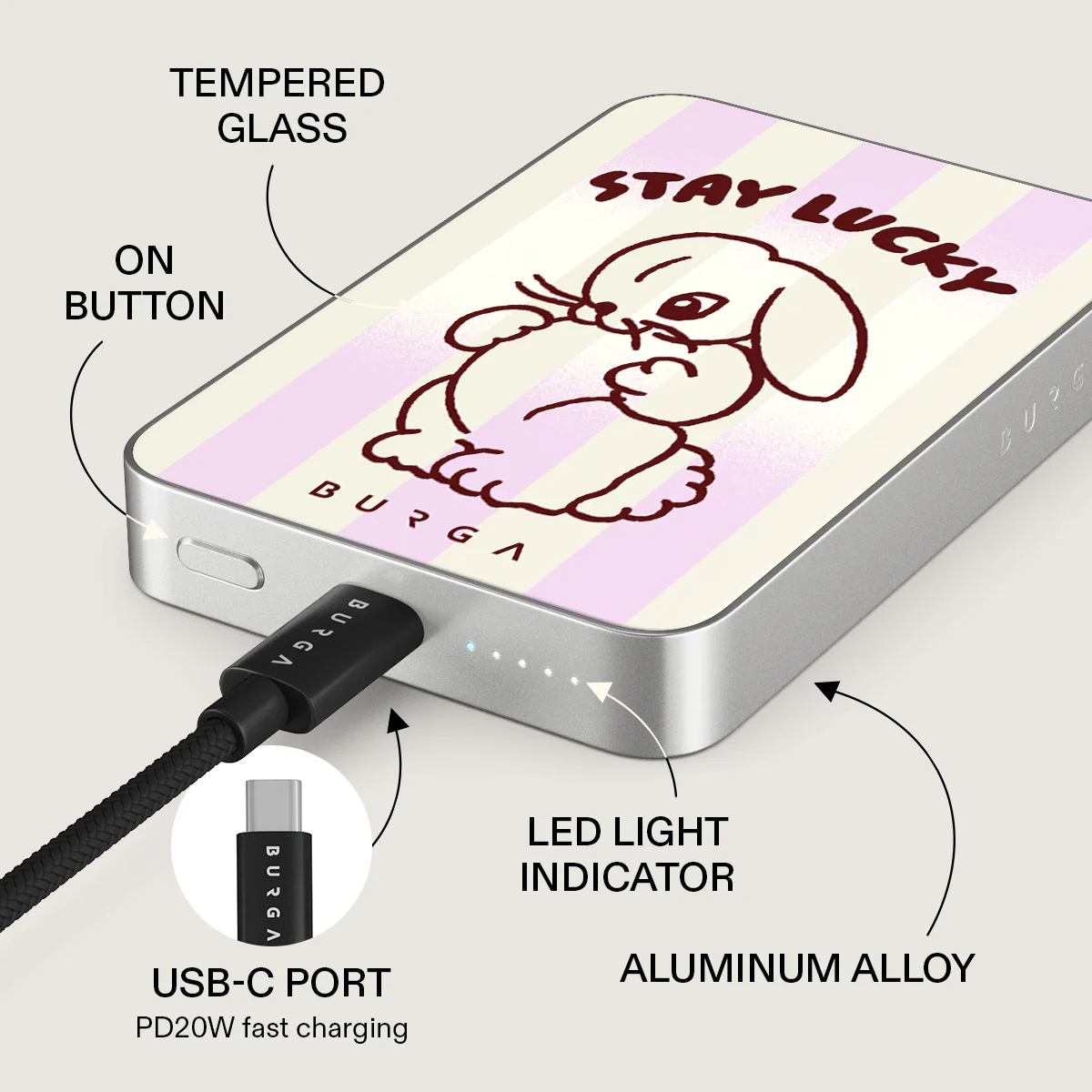 Stay Lucky - Magnetic Power Bank - Image 30
