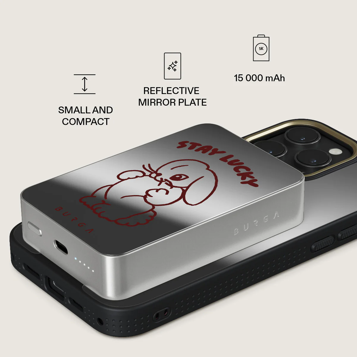 Stay Lucky - Magnetic Power Bank - Image 87