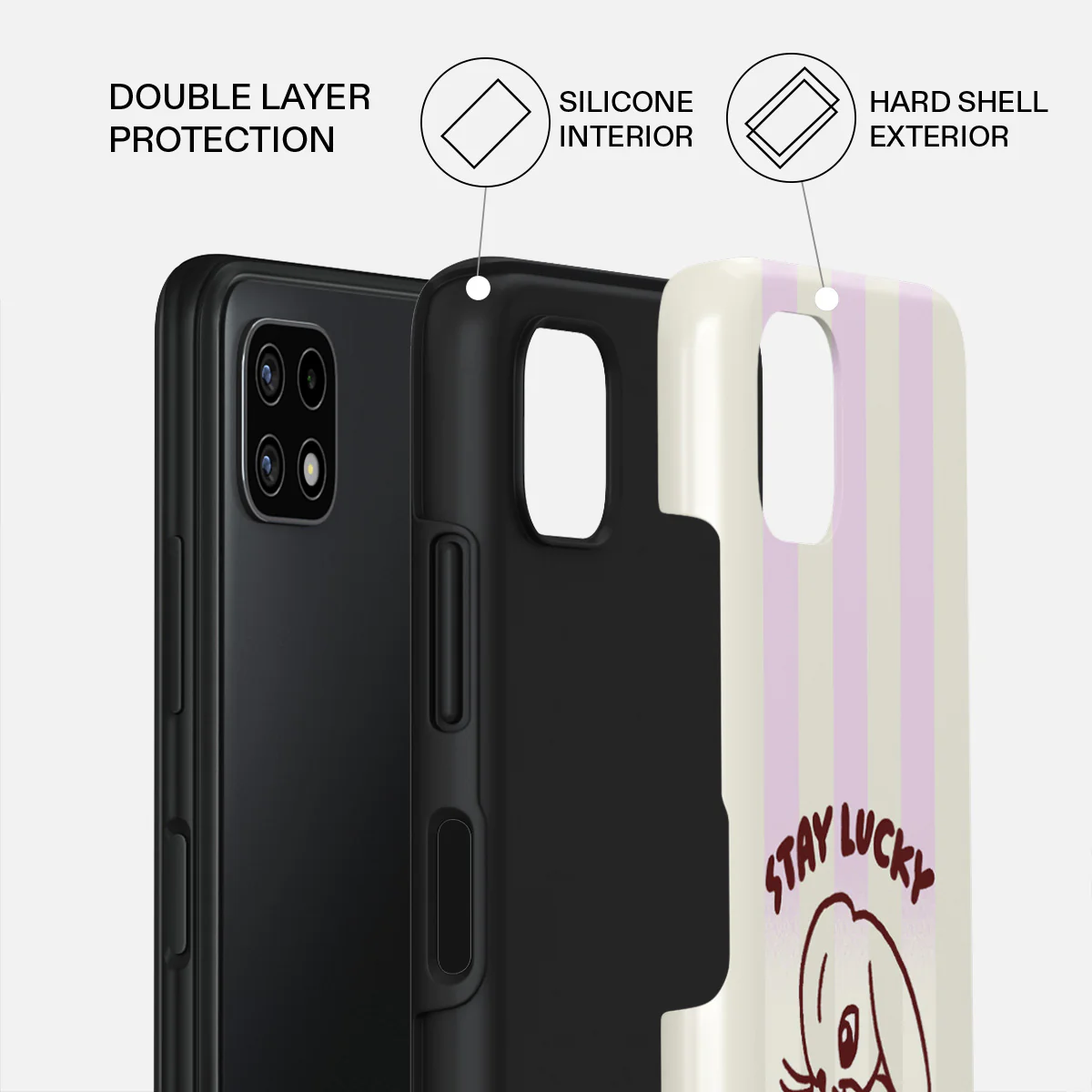 Stay Lucky - Samsung Galaxy A22 5G Case - Image 2