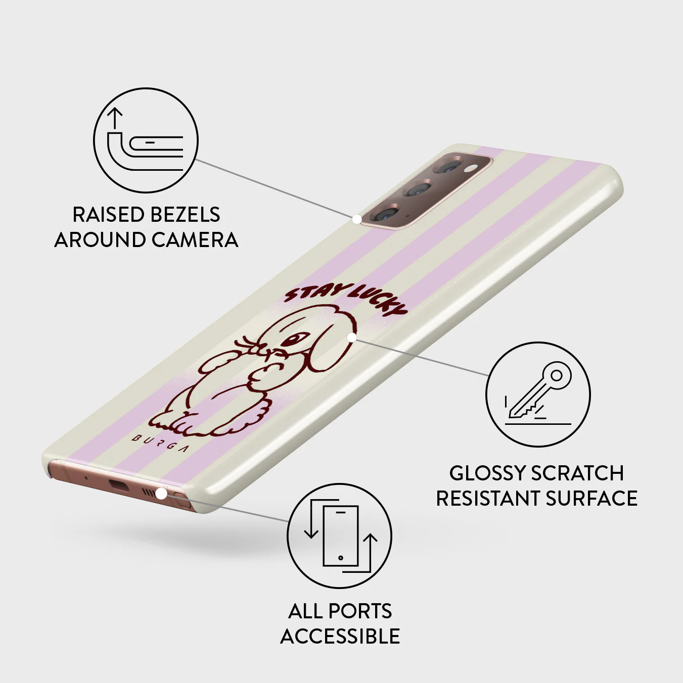 Stay Lucky - Samsung Galaxy Note 20 4G / 5G Case - Image 3