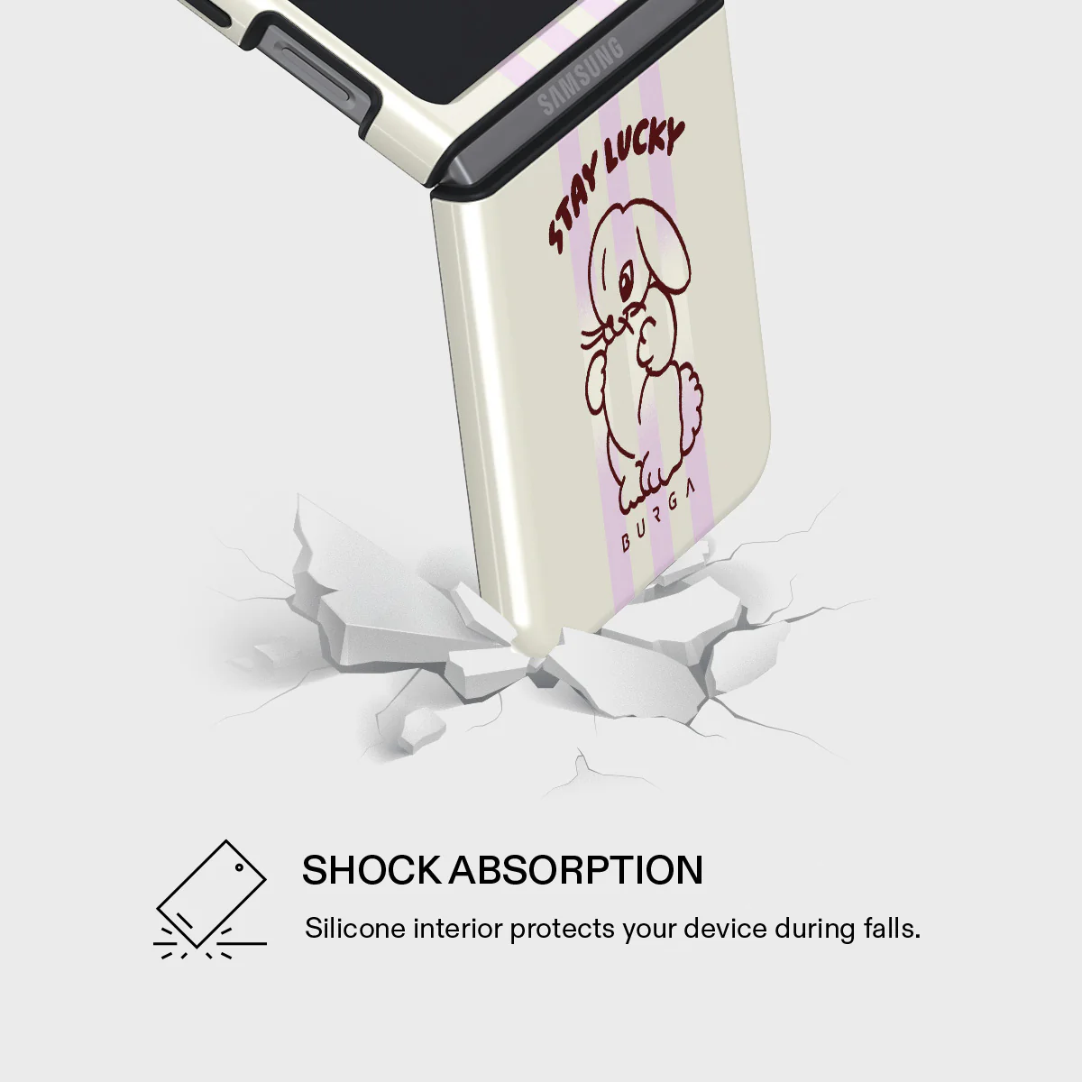 Stay Lucky - Samsung Galaxy Z Flip 5 Case - Image 4