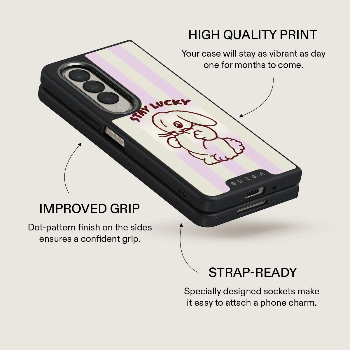 Stay Lucky - Samsung Galaxy Z Fold 4 Case - Image 17