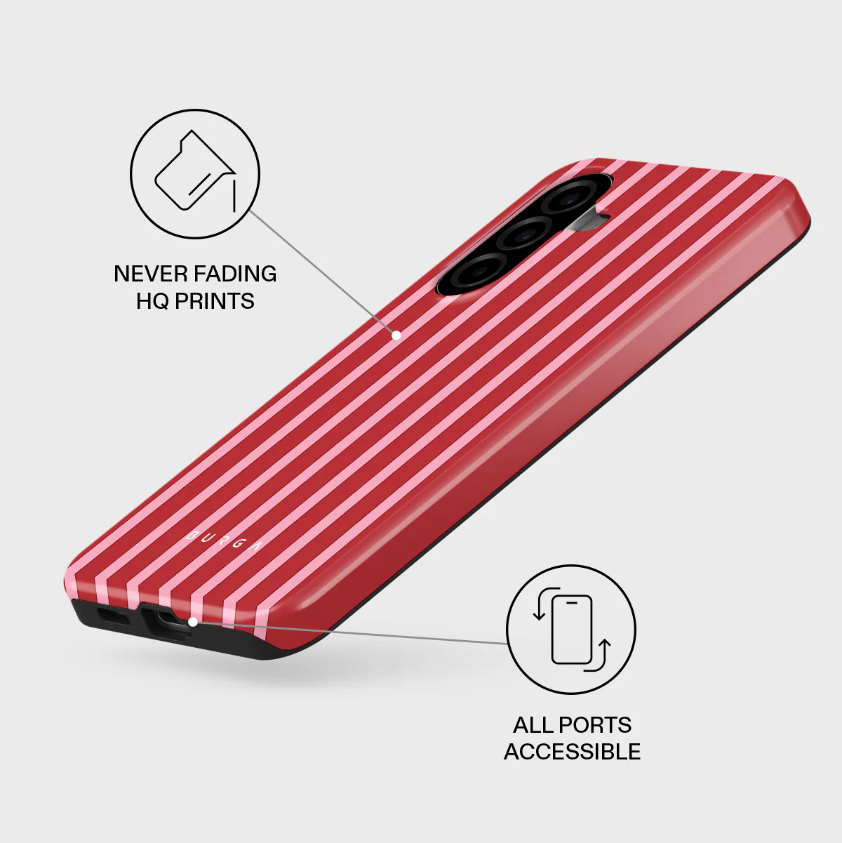 Strawberry Jam - Samsung Galaxy A57 5G Case - Image 3