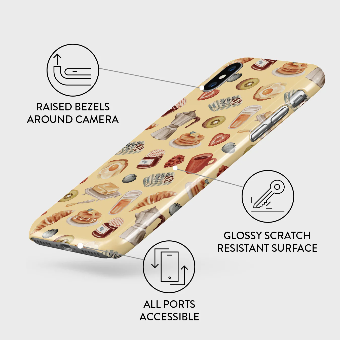 Sunny Side Up - iPhone X / XS Case - Image 3