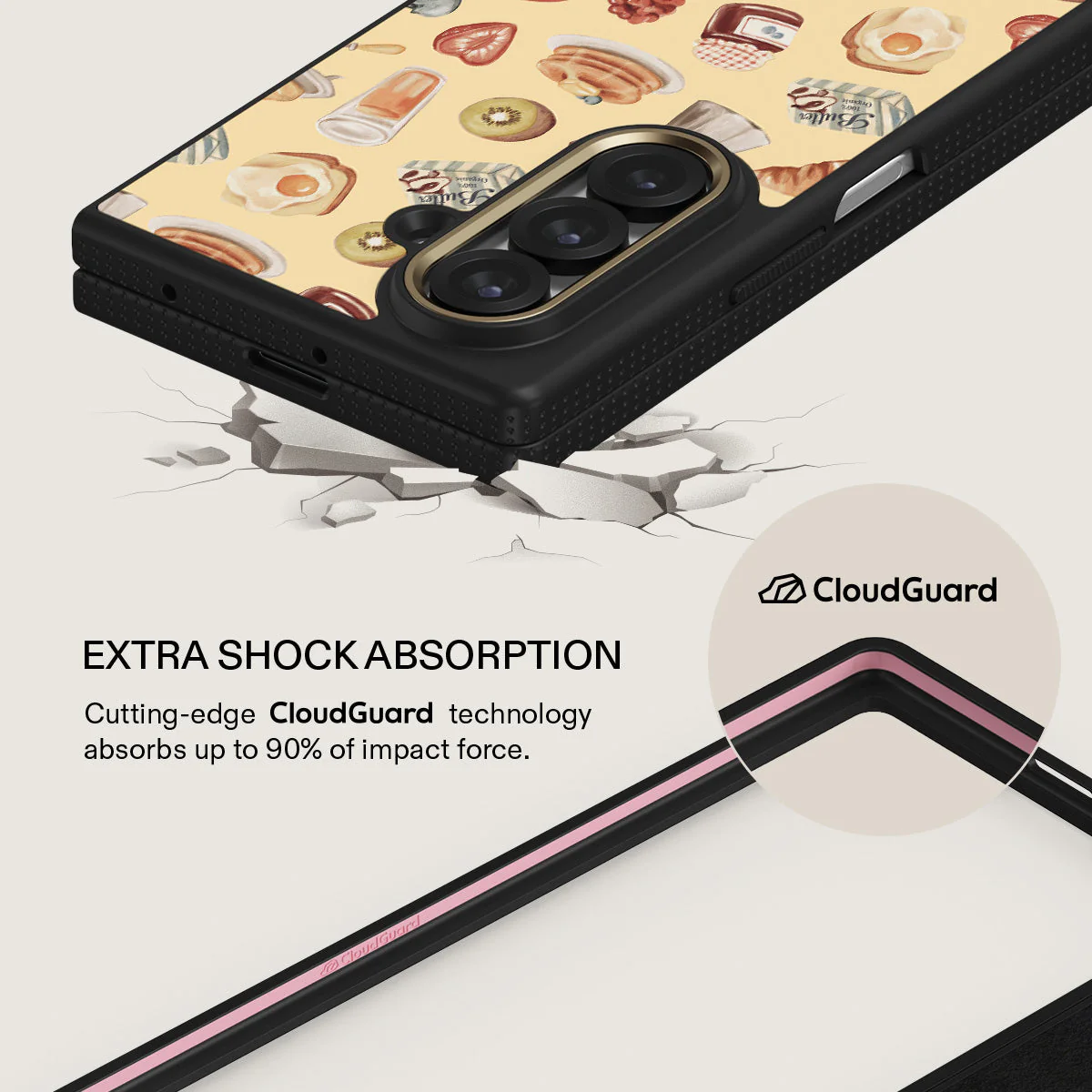 Sunny Side Up - Samsung Galaxy Z Fold 7 Case - Image 3