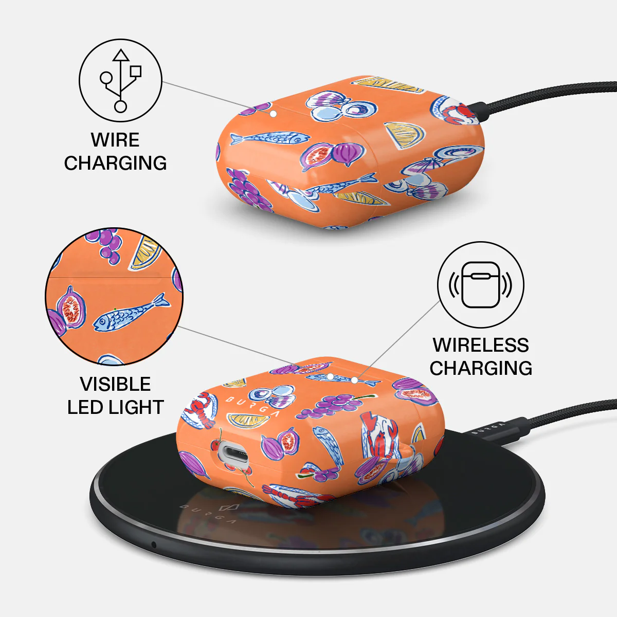 Sunset Dinner - AirPods Case - Image 3