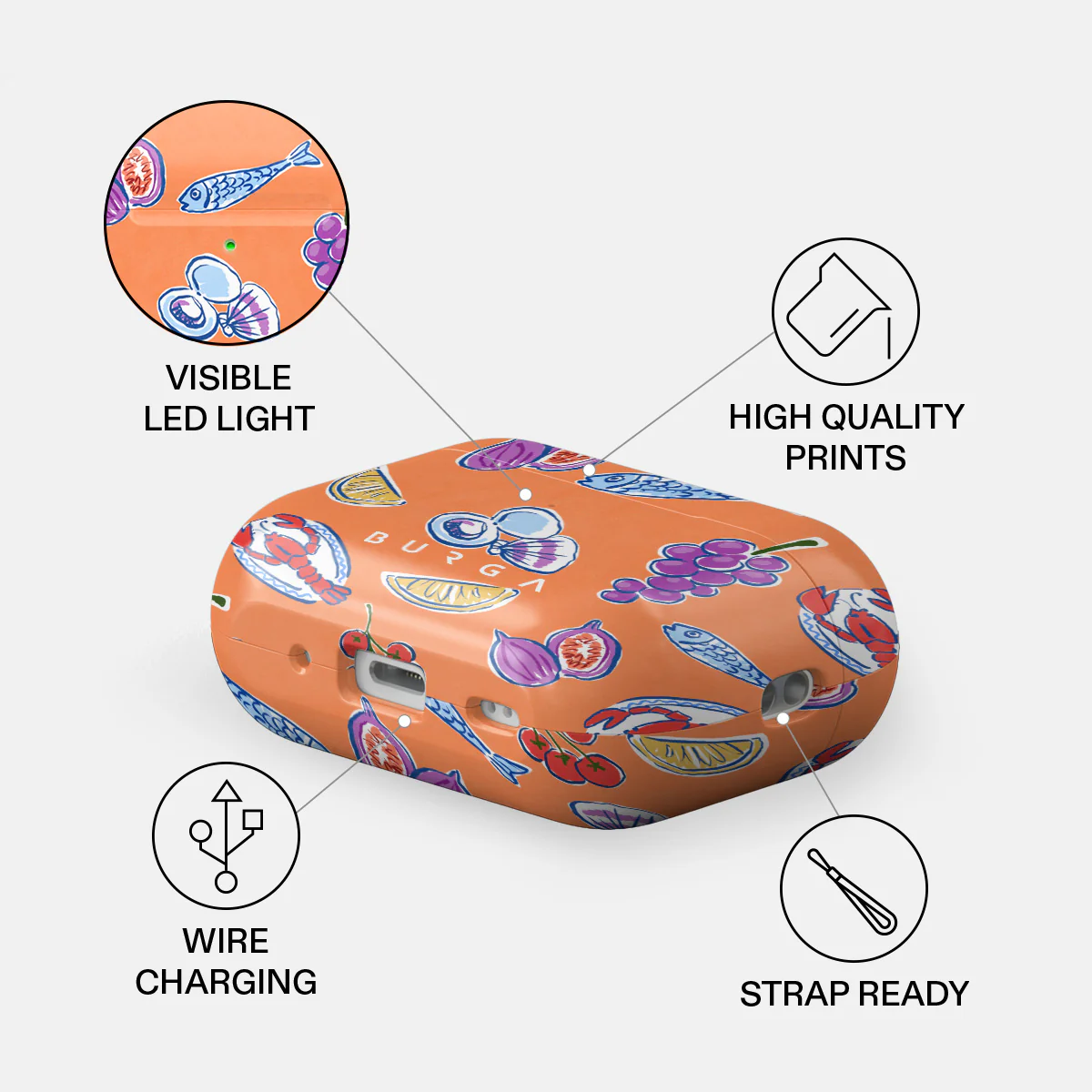 Sunset Dinner - AirPods Pro 2 Case - Image 3