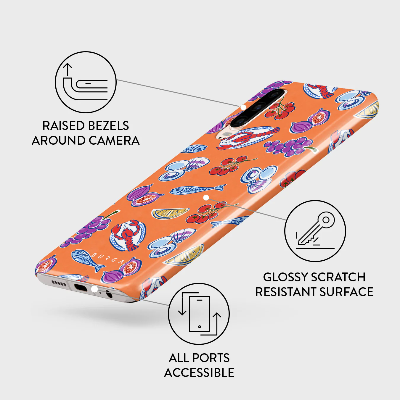 Sunset Dinner - Huawei P30 Case - Image 3