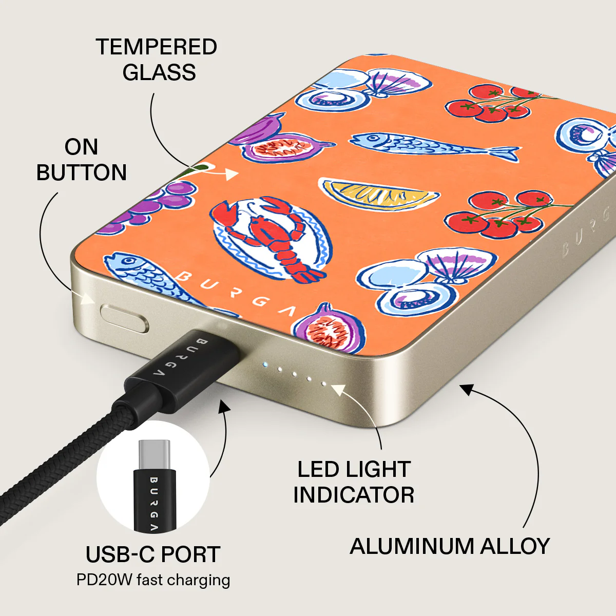 Sunset Dinner - Magnetic Power Bank - Image 25