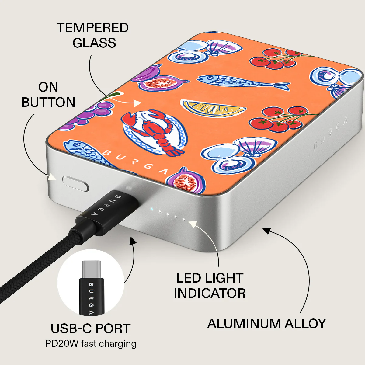 Sunset Dinner - Magnetic Power Bank - Image 45