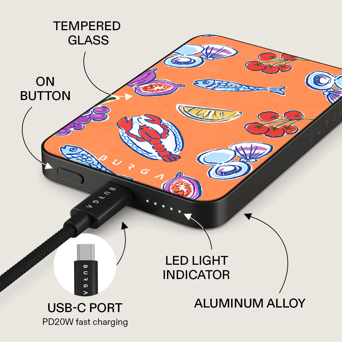 Sunset Dinner - Magnetic Power Bank - Image 5
