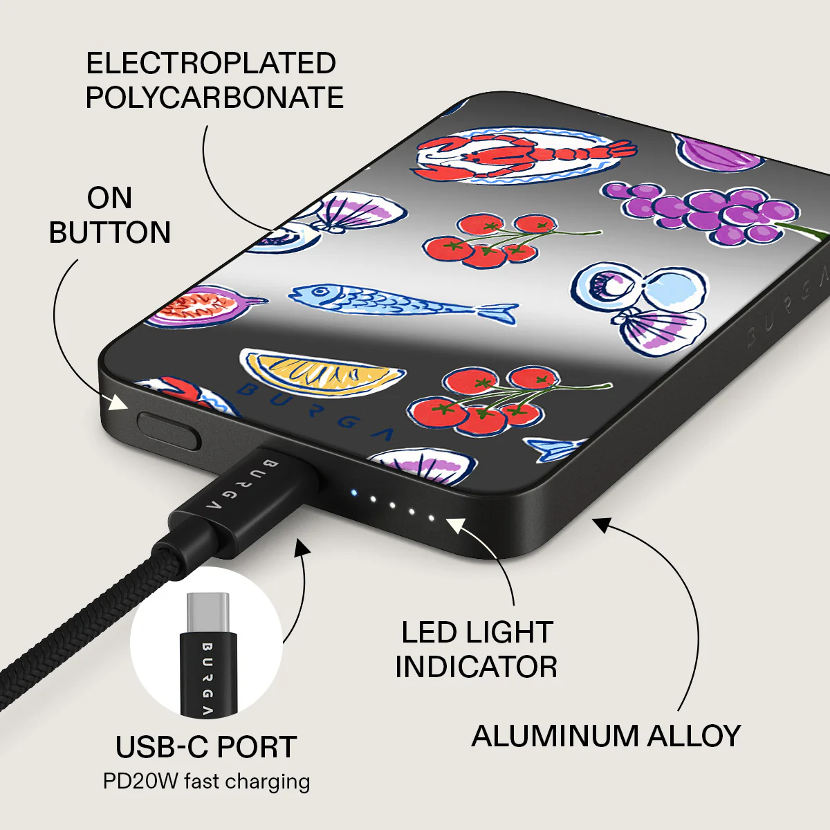 Sunset Dinner - Magnetic Power Bank - Image 50