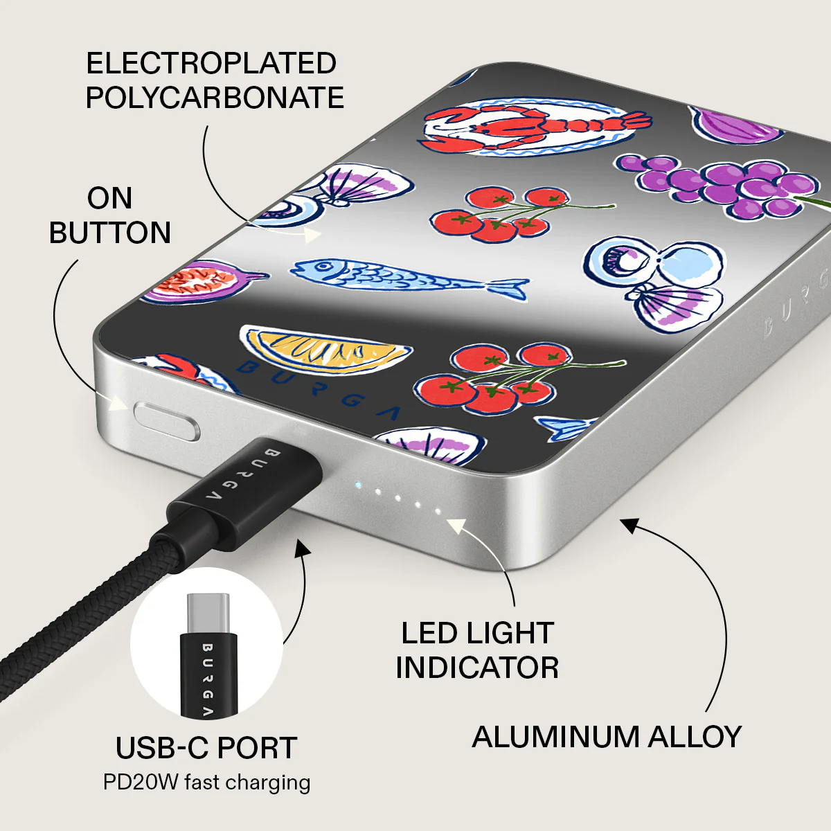 Sunset Dinner - Magnetic Power Bank - Image 75