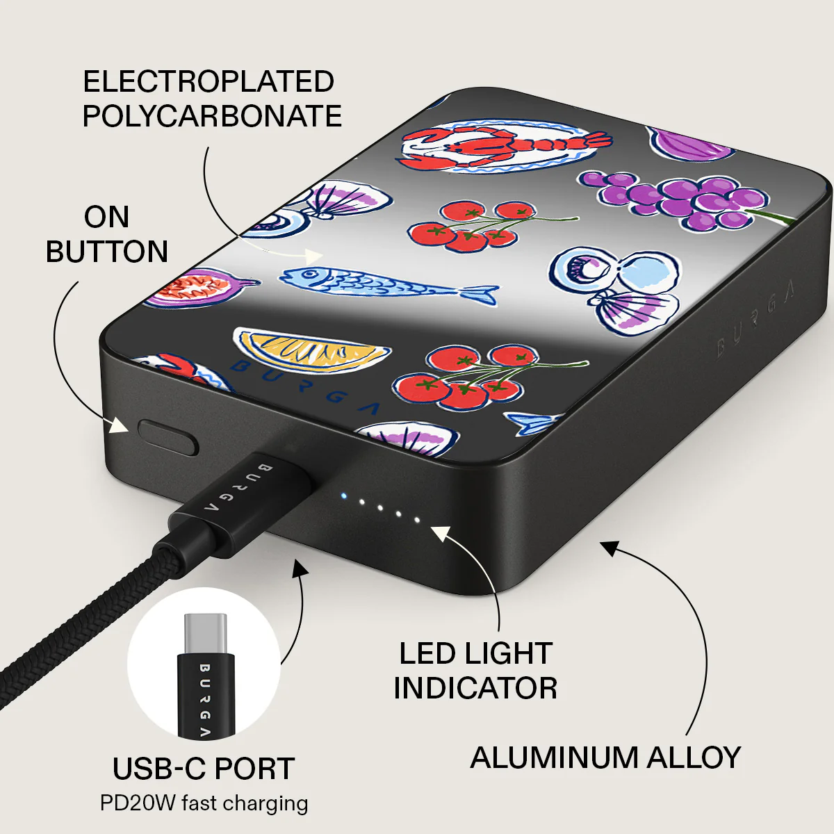 Sunset Dinner - Magnetic Power Bank - Image 80