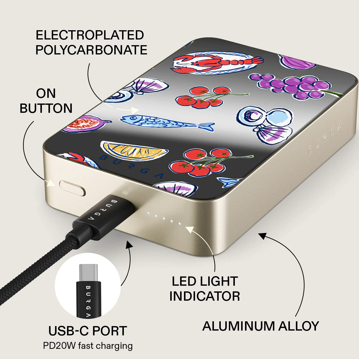 Sunset Dinner - Magnetic Power Bank - Image 85